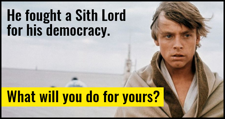 What will you do for democracy?